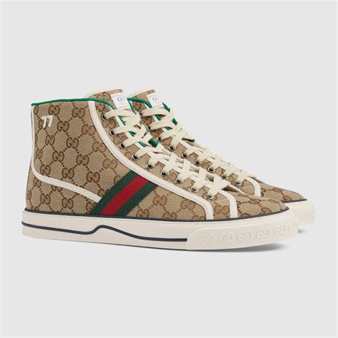 scarpe gucci uomo beige|sneaker gg uomo.